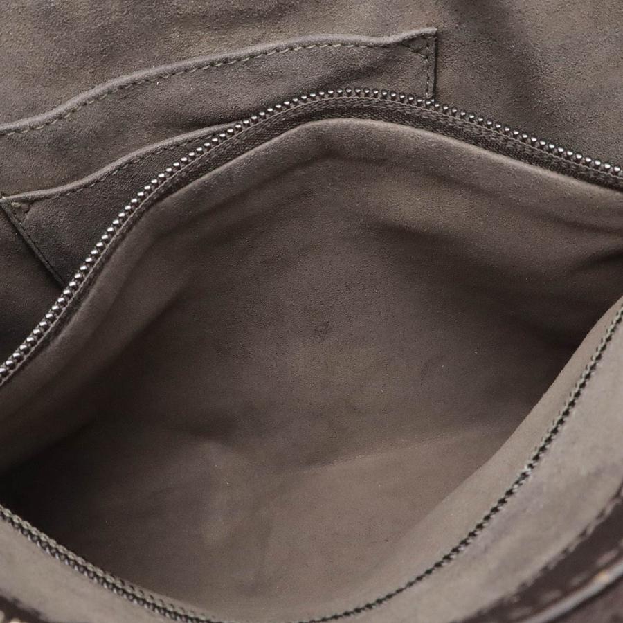 GUCCI グッチ GGスプリーム ショルダーバッグ 斜め掛け PVC レザー ベージュ ダークブラウン 茶 シルバー金具 406410 | GUCCI | 07