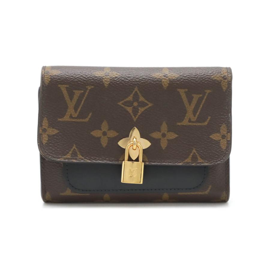 LOUIS VUITTON ポルトフォイユ フラワーコンパクト モノグラム 黒 ルイヴィトンポルトフォイユ フラワー コンパクト 14145
