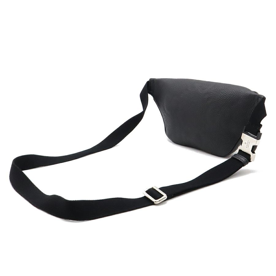 GUCCI グッチ ジャンボGG スモール ベルトバッグ ボディバッグ ウエストポーチ ヒップバッグ レザー ブラック 黒 シルバー金具 658582 | GUCCI | 01