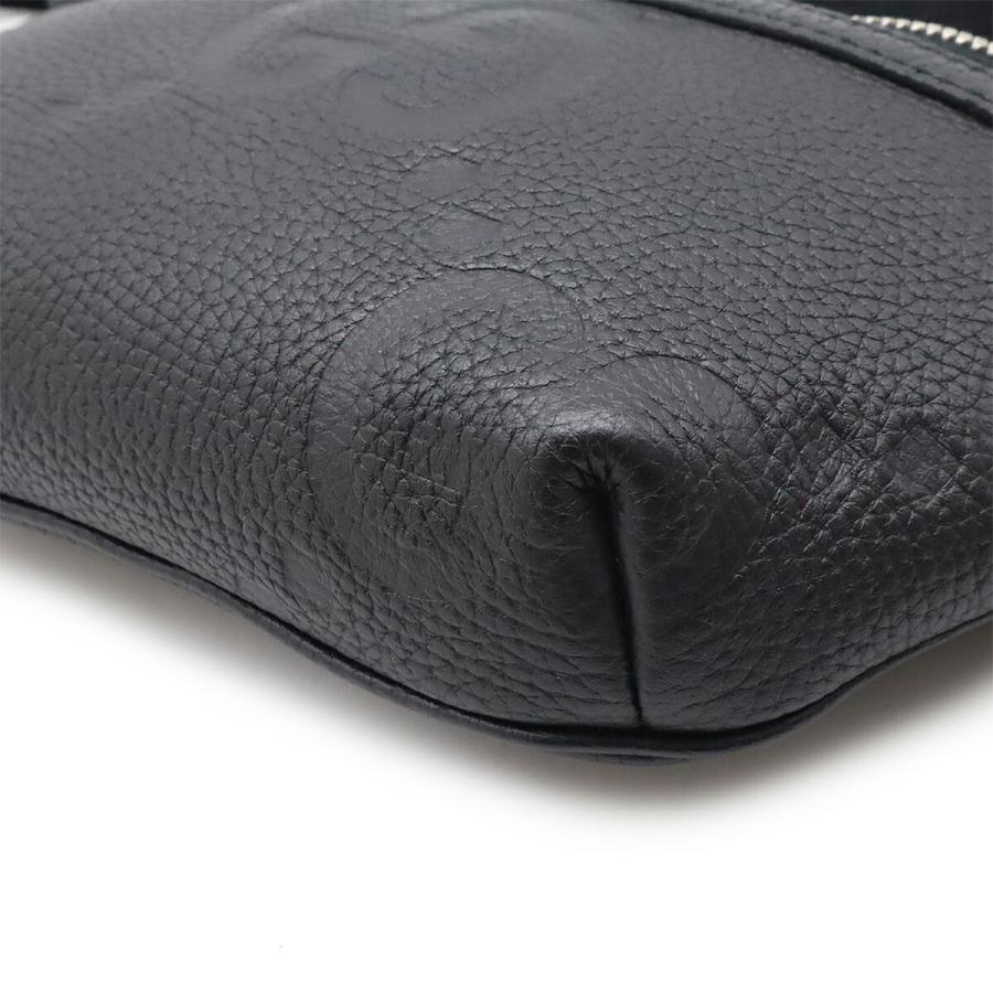 GUCCI グッチ ジャンボGG スモール ベルトバッグ ボディバッグ ウエストポーチ ヒップバッグ レザー ブラック 黒 シルバー金具 658582 | GUCCI | 02