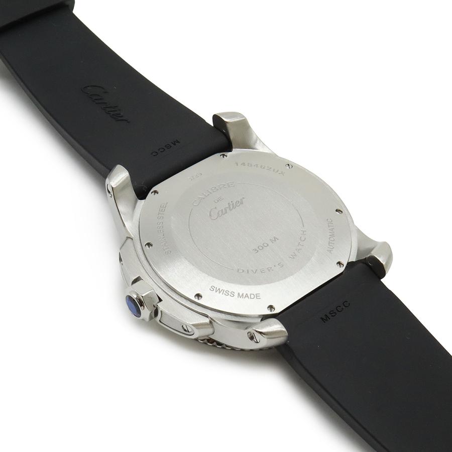 Cartier カルティエ カリブル ドゥ カルティエ ダイバー SS ラバー メンズ AT オートマ 腕時計 W7100056 | Cartier | 06