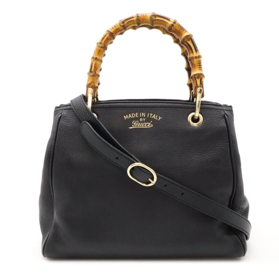 GUCCI グッチ バンブー スモールショッパー ハンドバッグ ミニトート 