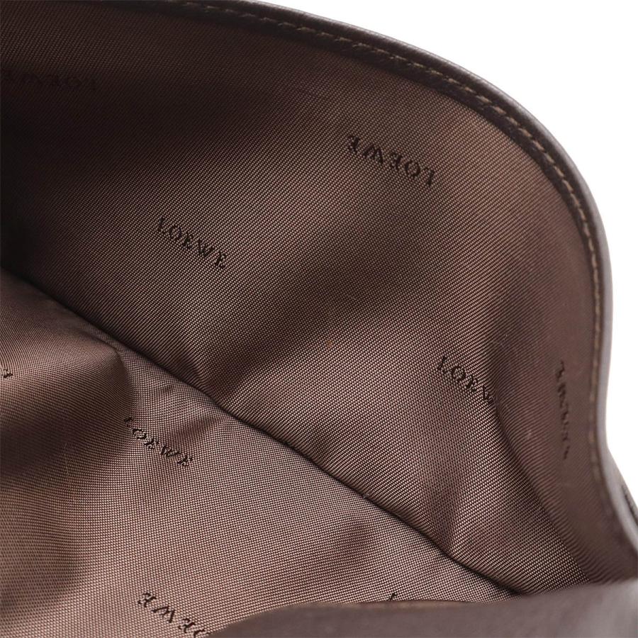 LOEWE ロエベ アナグラム フラップウォレット 2つ折長財布 二つ折り長財布 レザー ブラック 黒 ゴールド金具 | LOEWE | 05