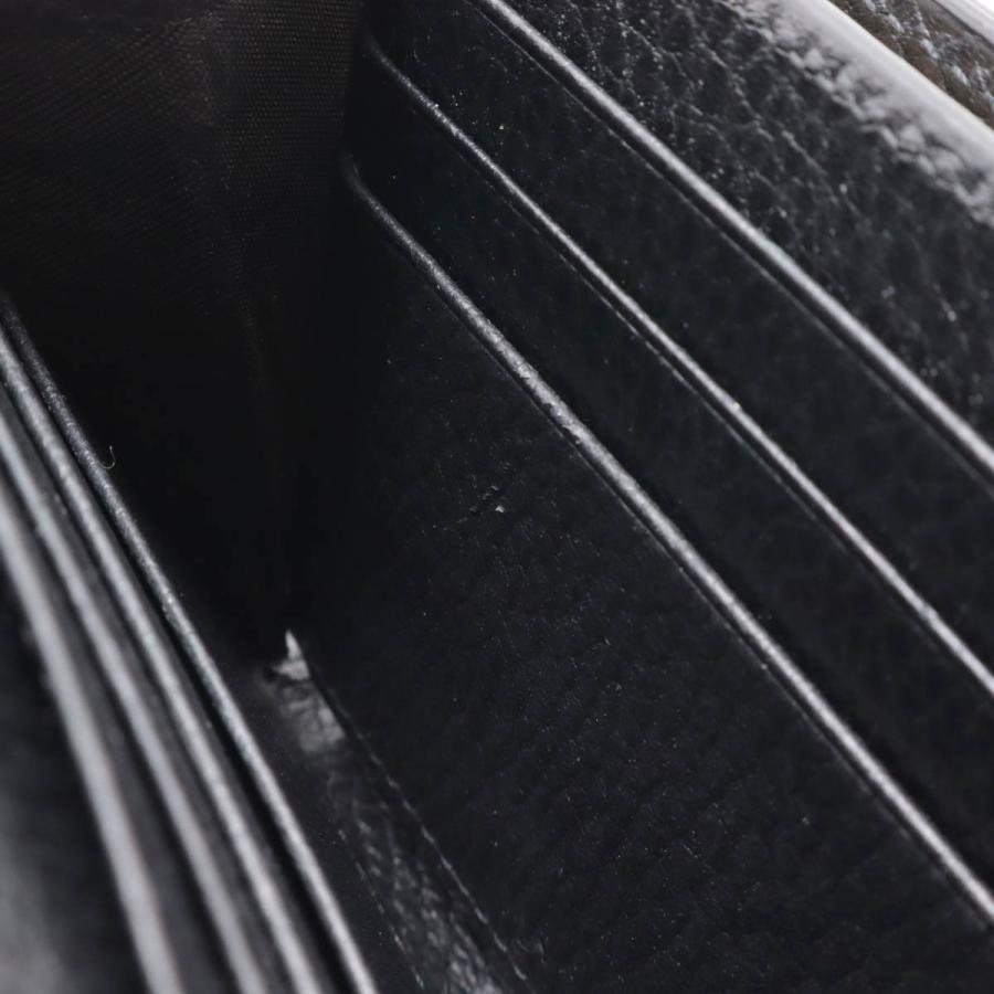 GUCCI グッチ ダブルG バイカラー ミディアム ウォレット GGマーモント GGスプリーム 2つ折財布 二つ折り PVC レザー ブラック ベージュ 598587 | GUCCI | 05