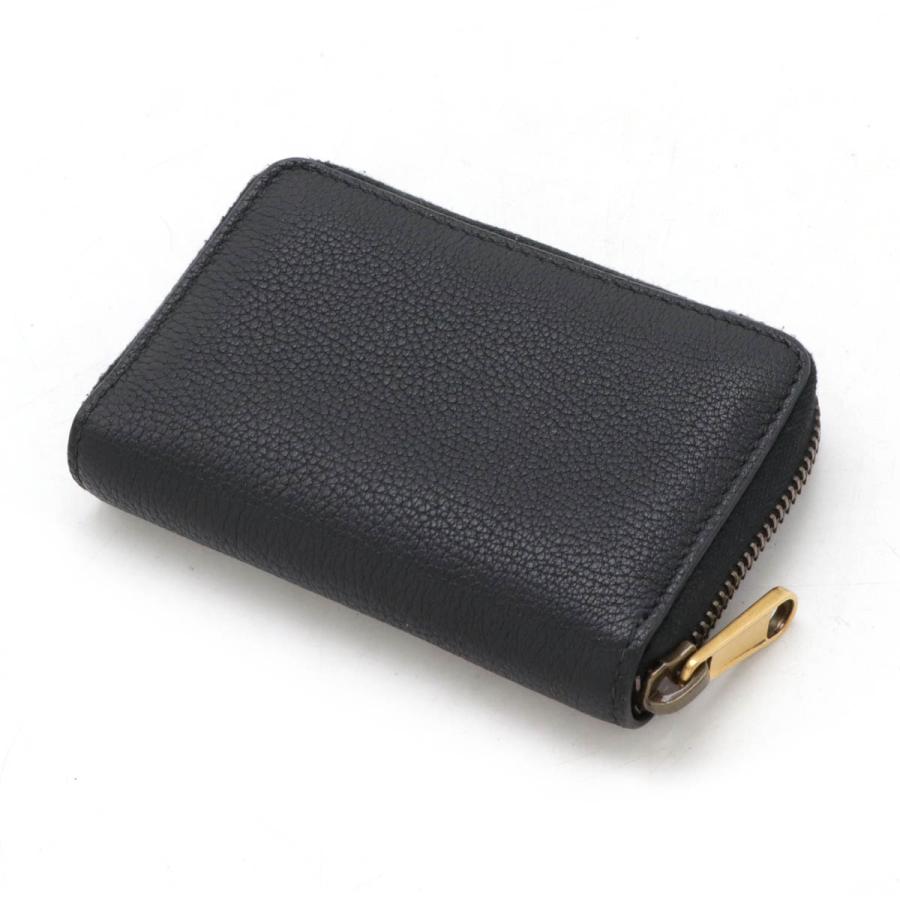 GUCCI グッチ グッチプリント コインケース 小銭入れ コインパース カードケース レザー ブラック 黒 ゴールド金具 496319 | GUCCI | 01