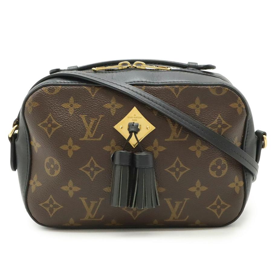 LOUIS VUITTON ルイ ヴィトン モノグラム サントンジュ ショルダーバッグ ポシェット 2WAY ハンドバッグ タッセル ノワール 黒 ブラック M43555 LOUIS VUITTON（ルイ・ヴィトン） ルイ ヴィトン モノグラム
