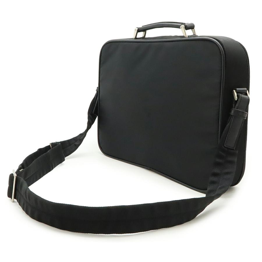 PRADA プラダ トライアングルロゴ ビジネスバッグ ブリーフケース PCケース 2WAY ショルダーバッグ ナイロン NERO 黒 ブラック | PRADA | 01
