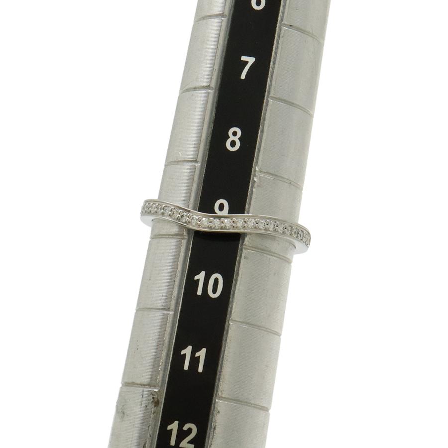 Cartier カルティエ バレリーナ カーブ ウェディングリング 指輪 セミパヴェセッティング Pt950 プラチナ D0.09ct #49 B4093000 | Cartier | 05