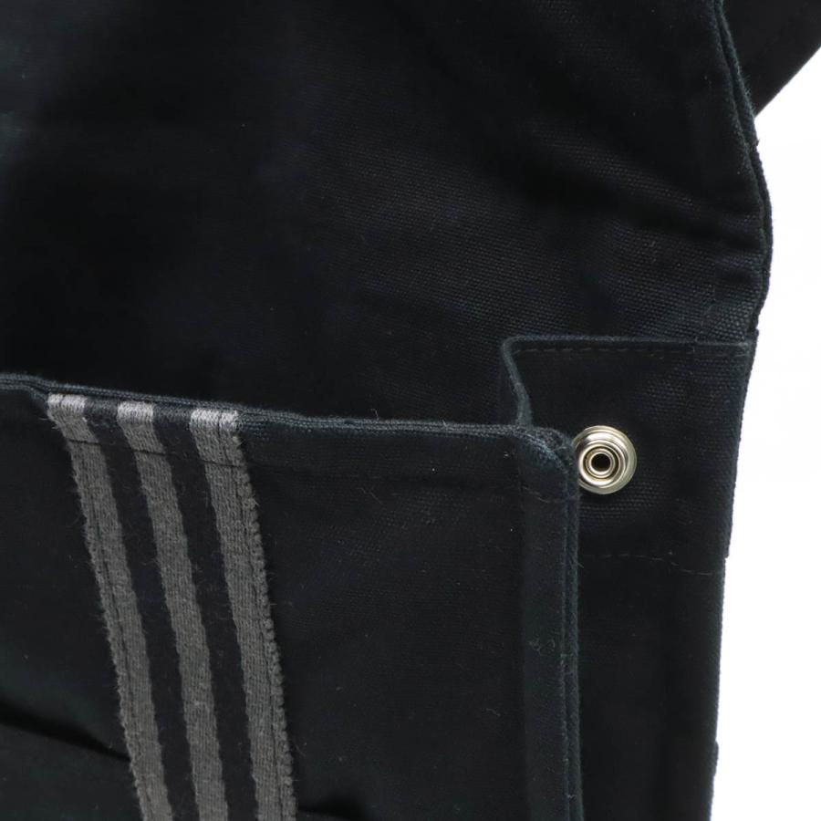 HERMES エルメス フールトゥ バサスMM ショルダーバッグ メッセンジャーバッグ 斜め掛け キャンバス ブラック 黒 グレー シルバー金具 | HERMES | 05