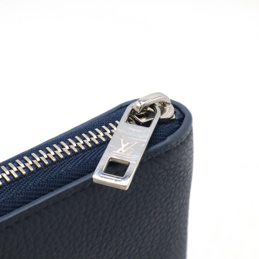 LOUIS VUITTON ルイ ヴィトン LVアエログラム ジッピーウォレット ヴェルティカル ラウンドファスナー 長財布 レザー マリーヌ ネイビー | LOUIS VUITTON | 03