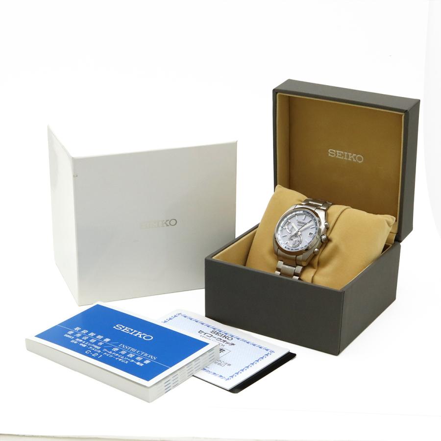 SEIKO セイコー アストロン 電波ソーラー シルバー文字盤 チタン メンズ 腕時計 8B63-0BA0　SBXY009 | SEIKO | 08