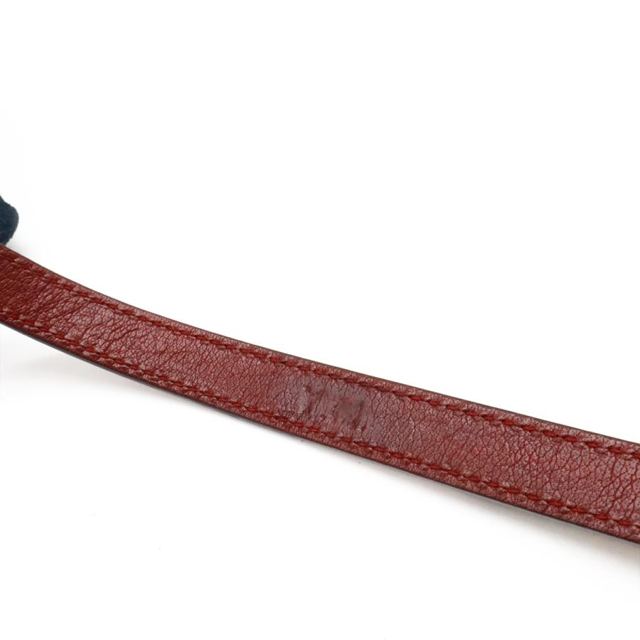 GUCCI グッチ オフィディア スモール シェリーライン ショルダーバッグ ポシェット スエード レザー ネイビー 紺 レッド 赤 ゴールド金具 499621 | GUCCI | 07