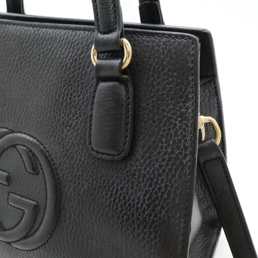 GUCCI（グッチ） ソーホー インターロッキングG ハンドバッグ 2WAY