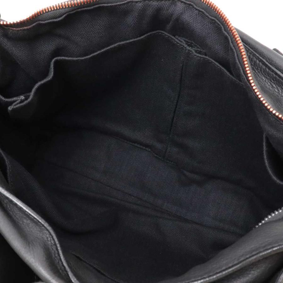 HERMES エルメス キャラバン ホリゾンタルMM トートバッグ 2WAY ショルダーバッグ 斜め掛け ヴォーデルマ レザー ブラック 黒 オレンジ | HERMES | 06