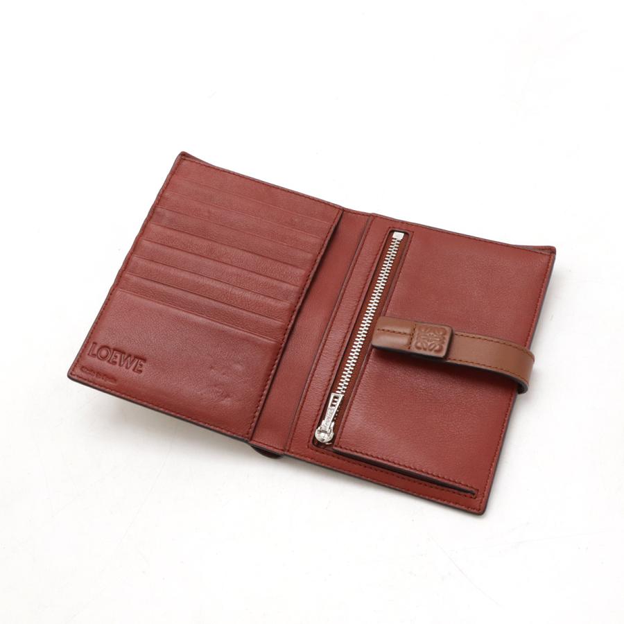 LOEWE ロエベ バーティカルウォレット ミディアム 2つ折財布 二つ折り財布 レザー ライトキャラメル ピーカンカラー ブラウン | LOEWE | 04