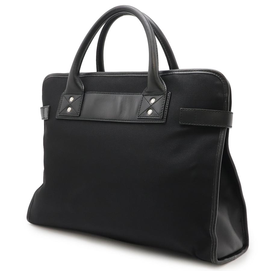 GUCCI グッチ ウェブループ ビジネスバッグ ブリーフケース 書類カバン ナイロンキャンバス レザー ブラック 黒 シルバー金具 246410 | GUCCI | 01