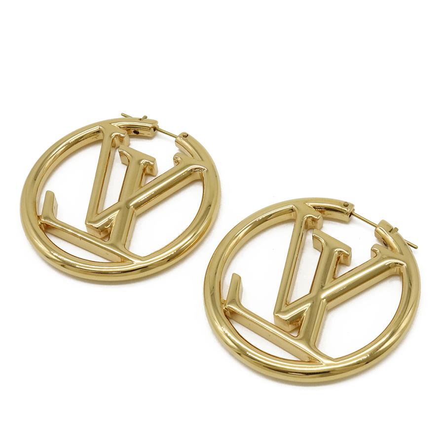 LOUIS VUITTON ルイ ヴィトン ピアス フープ ルイーズ フープ