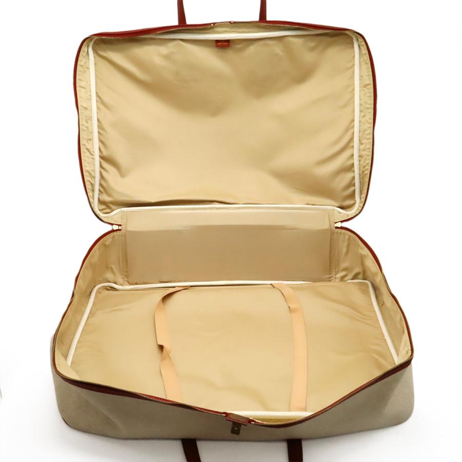 HERMES エルメス ヴィクトリア60 ボストンバッグ 旅行カバン トラベルバッグ トワルアッシュ トリヨンクレマンス ナチュラル レッド | HERMES | 05