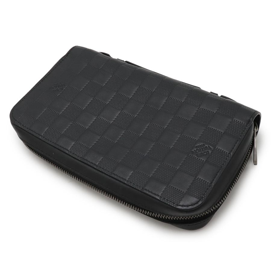 LOUIS VUITTON ルイ ヴィトン ダミエアンフィニ ジッピー XL セカンドバッグ クラッチバッグ レザー オニキス 黒 ブラック メンズ N61254 | LOUIS VUITTON | 01