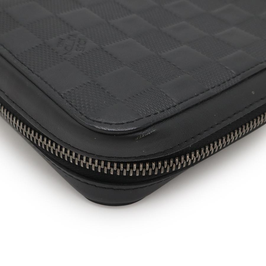 LOUIS VUITTON ルイ ヴィトン ダミエアンフィニ ジッピー XL セカンドバッグ クラッチバッグ レザー オニキス 黒 ブラック メンズ N61254 | LOUIS VUITTON | 02