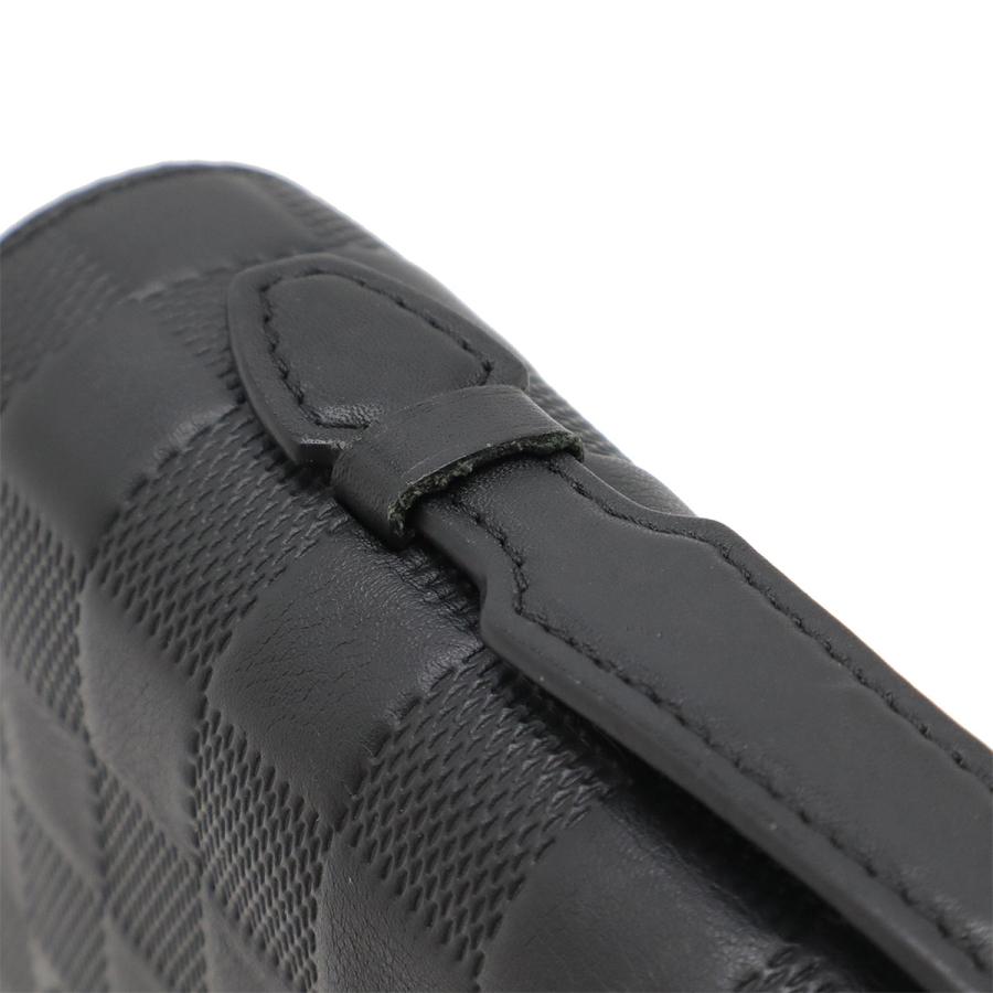 LOUIS VUITTON ルイ ヴィトン ダミエアンフィニ ジッピー XL セカンドバッグ クラッチバッグ レザー オニキス 黒 ブラック メンズ N61254 | LOUIS VUITTON | 03