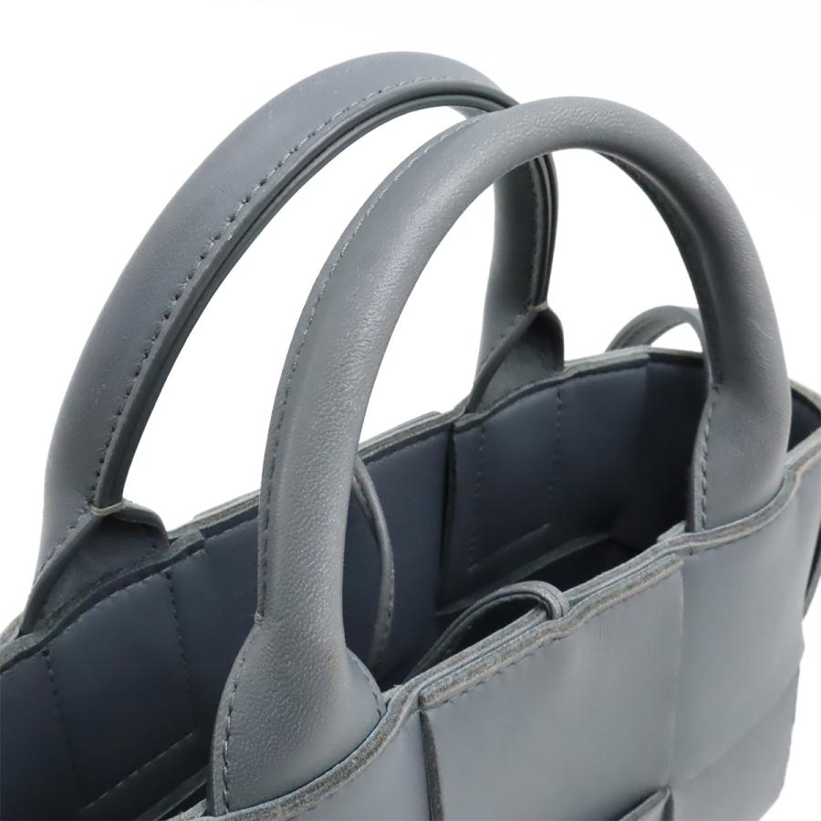 BOTTEGA VENETA ボッテガ ヴェネタ マキシイントレチャート キャンディー アルコ ミニトートバッグ 2WAYショルダー レザー グレー | BOTTEGA VENETA | 03