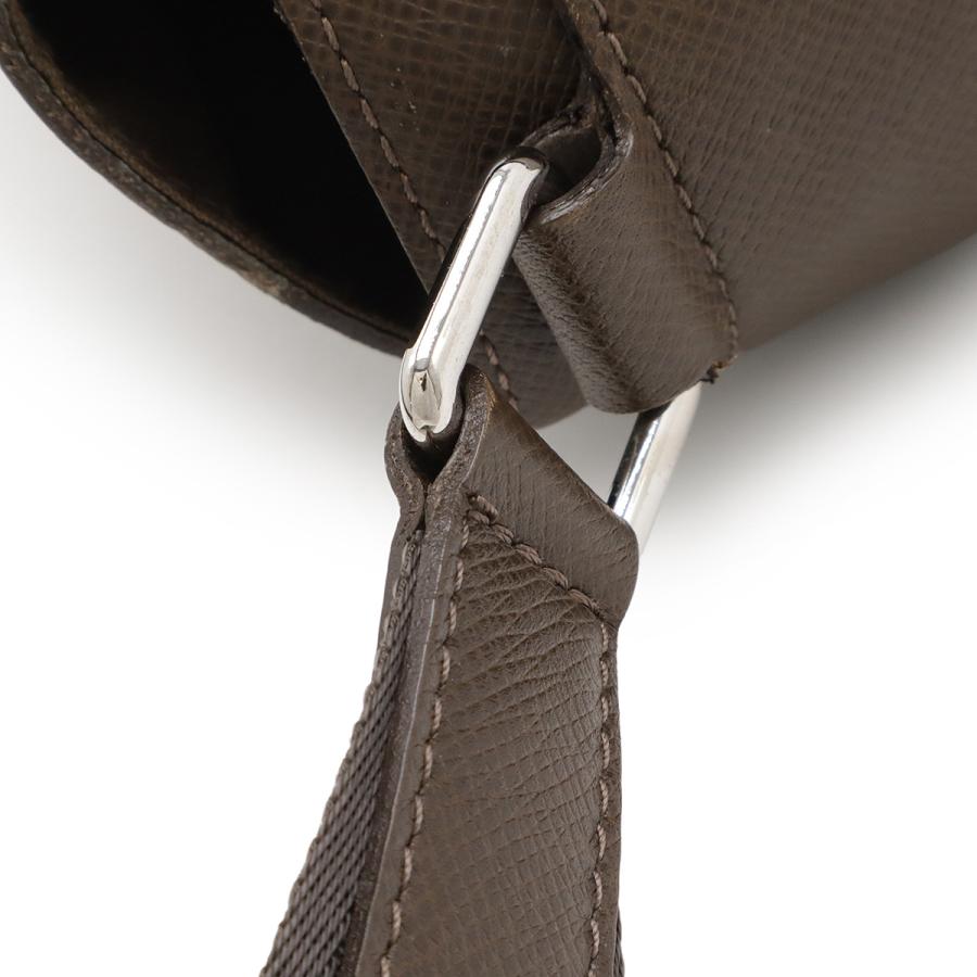 LOUIS VUITTON ルイ ヴィトン タイガ ミロ ショルダーバッグ メッセンジャーバッグ 斜め掛け レザー グリズリ 茶 ブラウン シルバー金具 | LOUIS VUITTON | 04