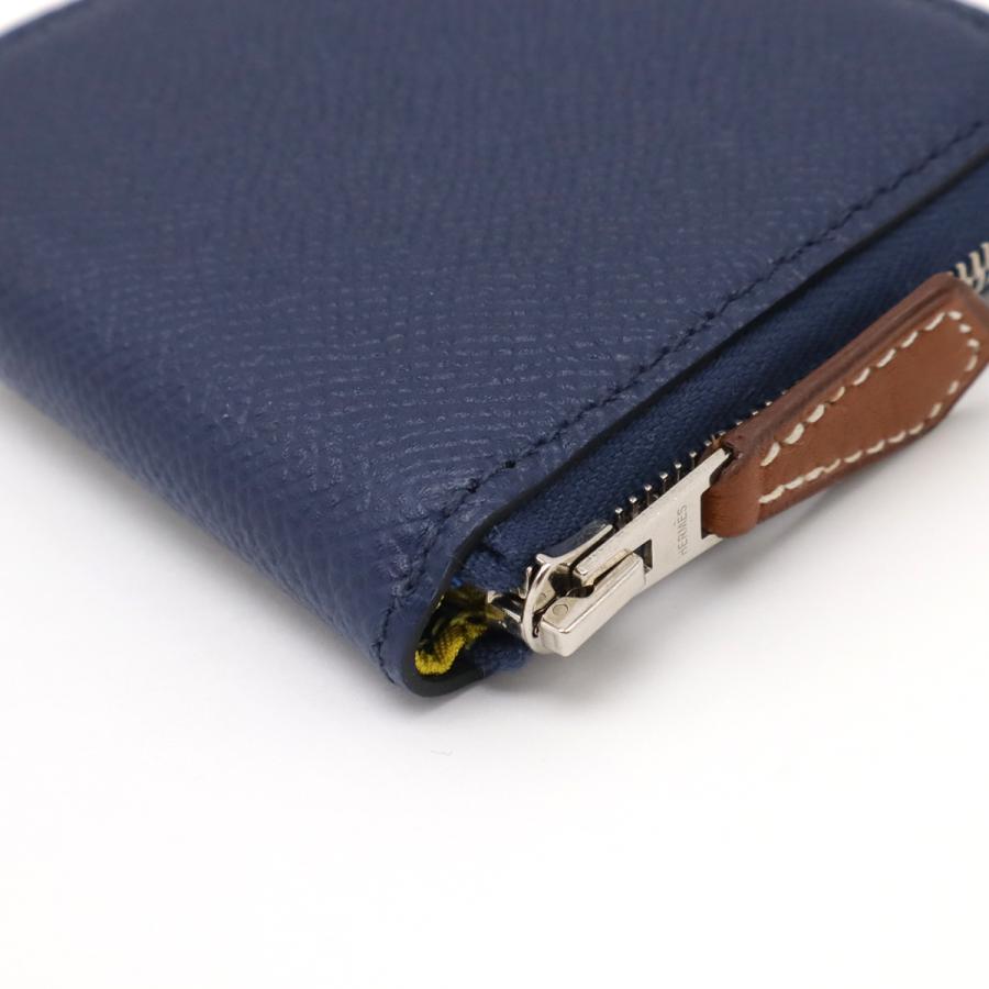 HERMES エルメス アザップシルクイン コンパクトミニ コインケース 小銭入れ ラウンドファスナー ヴォーエプソン レザー | HERMES | 02