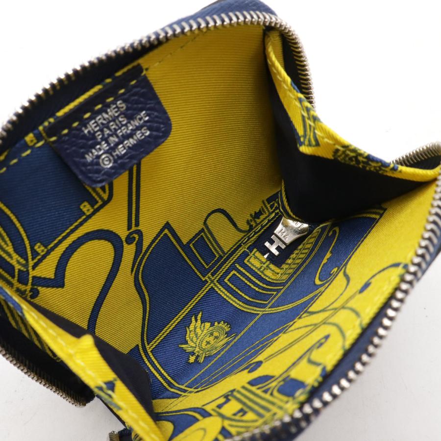 HERMES エルメス アザップシルクイン コンパクトミニ コインケース 小銭入れ ラウンドファスナー ヴォーエプソン レザー | HERMES | 03