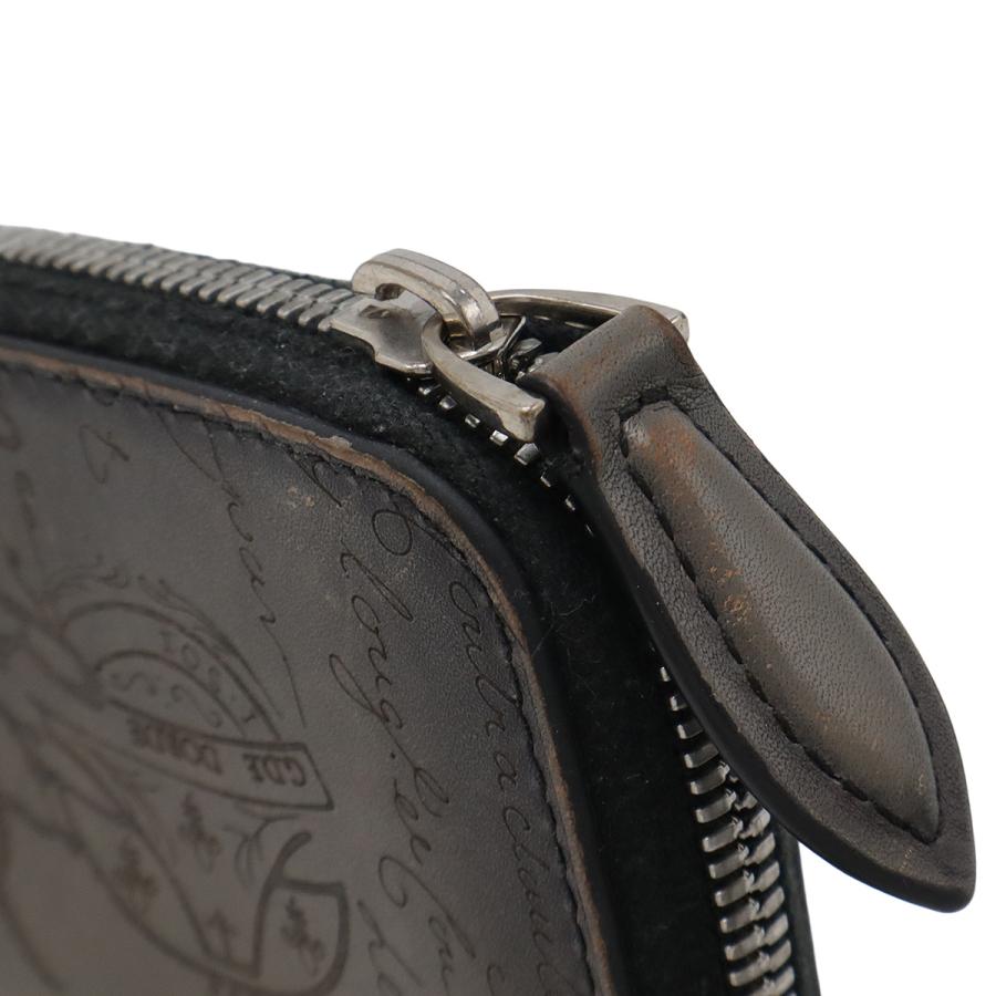 Berluti ベルルッティ カリグラフィ ワパ ラウンドファスナー コインケース 小銭入れ コインパース スクリットレザー グレー系 | Berluti | 03