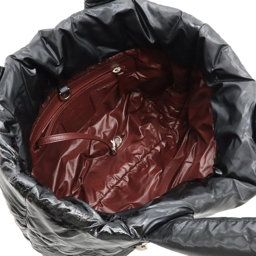 CHANEL シャネル コココクーン スモールトート トートバッグ ハンドバッグ キルティング ナイロン レザー ブラック 黒 シルバー金具 | CHANEL | 05