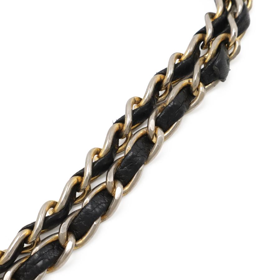 CHANEL シャネル マトラッセ ココマーク チェーンショルダー ショルダーバッグ トートバッグ 2WAY マチなし レザー ブラック 黒 | CHANEL | 03