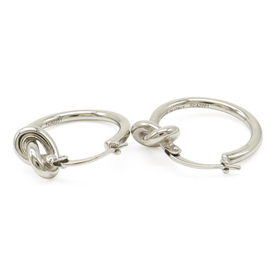 ◇セリーヌ◇ノット スモールフープ ブラス フープ ピアス 両耳用 ブランド CELINE】ノット スモールフープ ピアス (CELINE/ピアス