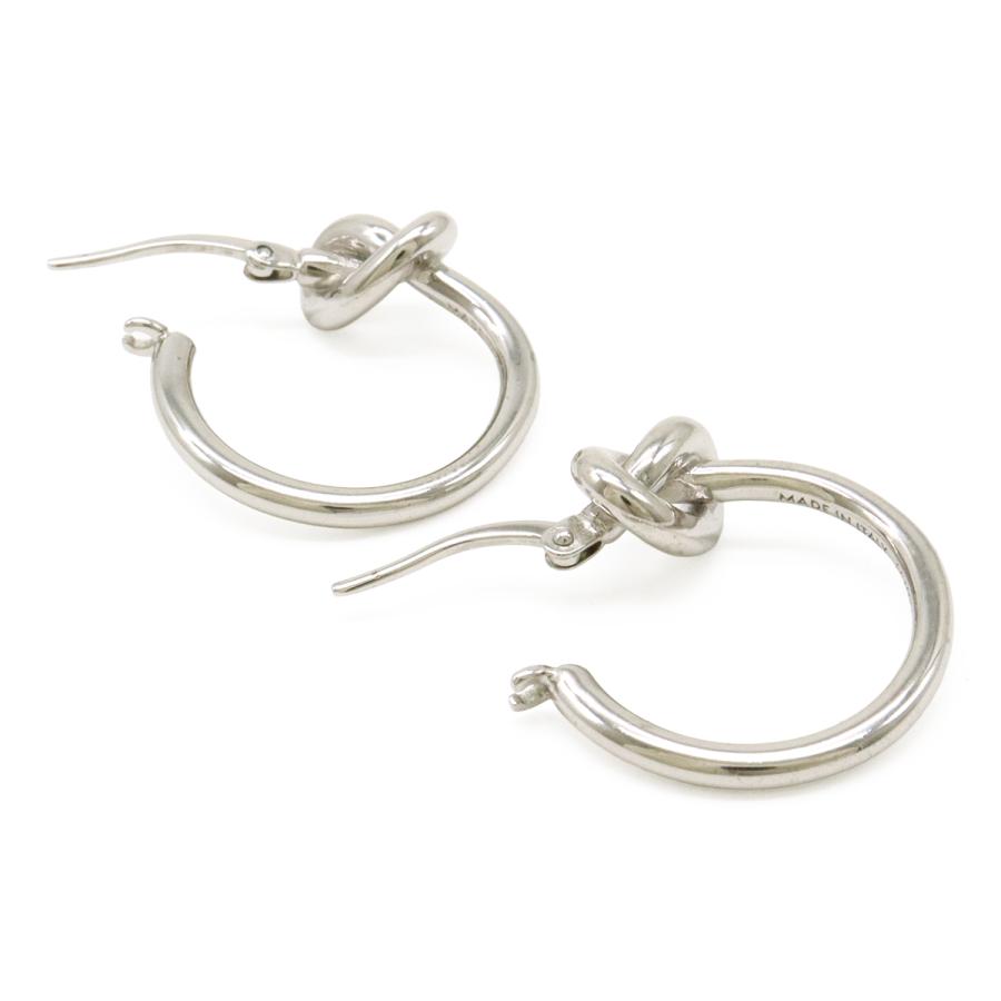 CELINE セリーヌ ノット スモールフープ ピアス フープピアス