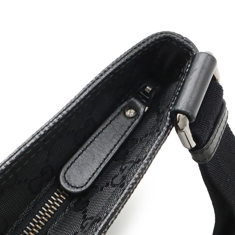GUCCI グッチ GGインプリメ ショルダーバッグ 斜め掛けショルダー PVC レザー ブラック 黒 シルバー金具 295257 | GUCCI | 07