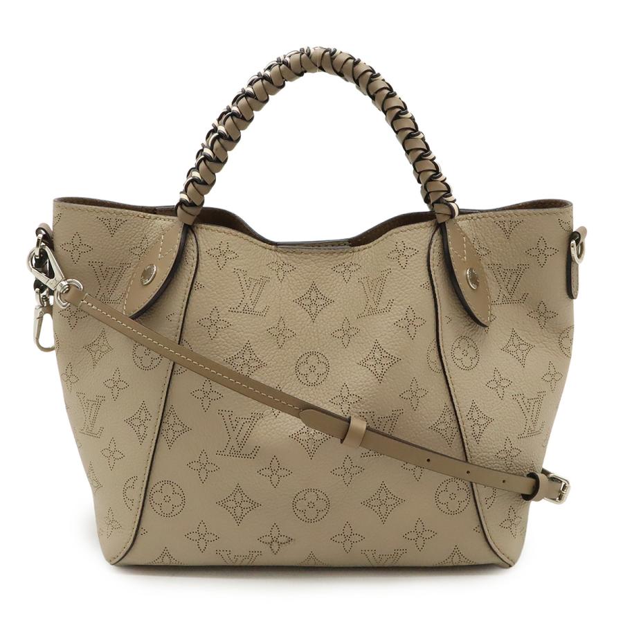 LOUIS VUITTON ルイ ヴィトン マヒナ ヒナPM ガレ トートバッグ ハンドバッグ 2WAY ショルダーバッグ マヒナレザー グレージュ ポーチ欠品 M53914 LOUIS VUITTON（ルイ・ヴィトン） ルイ ヴィトン マヒナ ヒナPM ガレ