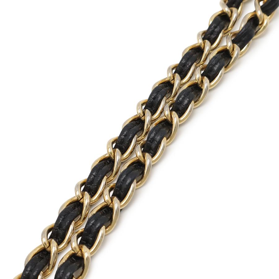 CHANEL シャネル マトラッセ ココマーク チェーンショルダー ショルダーバッグ ポシェット ラムスキン レザー ブラック 黒 ゴールド金具 A2000 | CHANEL | 03