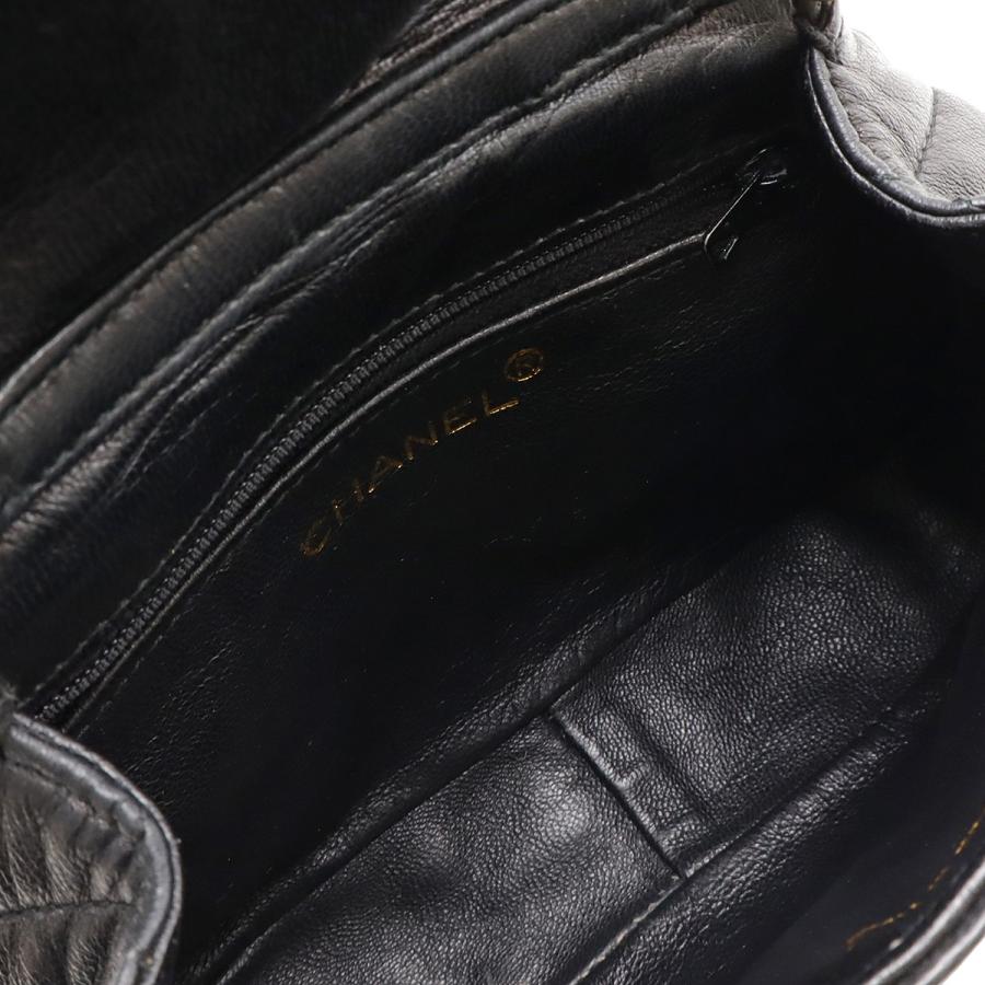 CHANEL シャネル マトラッセ ココマーク チェーンショルダー ショルダーバッグ ポシェット ラムスキン レザー ブラック 黒 ゴールド金具 A2000 | CHANEL | 04