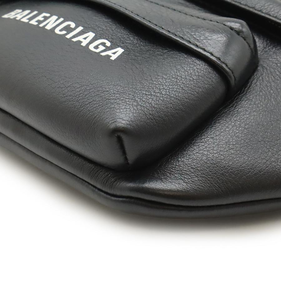 BALENCIAGA バレンシアガ EVERYDAY エブリデイ ロゴ ボディバッグ ウエストポーチ ベルトバッグ レザー ブラック 黒 579617 | BALENCIAGA | 02