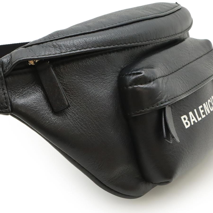 BALENCIAGA バレンシアガ EVERYDAY エブリデイ ロゴ ボディバッグ ウエストポーチ ベルトバッグ レザー ブラック 黒 579617 | BALENCIAGA | 05