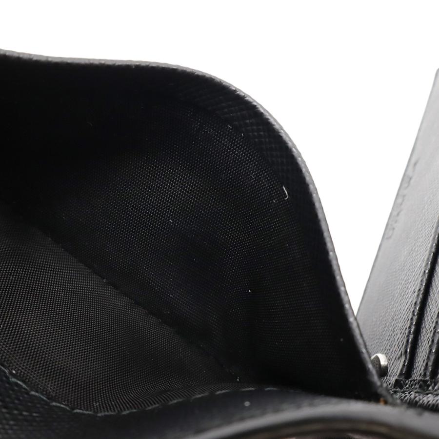 PRADA プラダ SAFFIANO METAL 2つ折札入れ 二つ折り財布 マネークリップ式 ビルクリップ レザー NERO 黒 ブラック シルバー金具 2MN077 | PRADA | 06