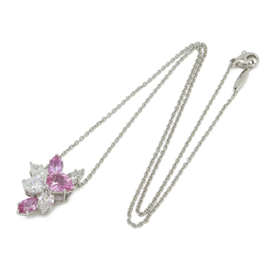 HARRY WINSTON ハリー ウィンストン ウィンストンクラスター ピンクサファイア ペンダント Pt950 ダイヤモンド PEPSPCLPMWC | ハリー・ウィンストン | 01