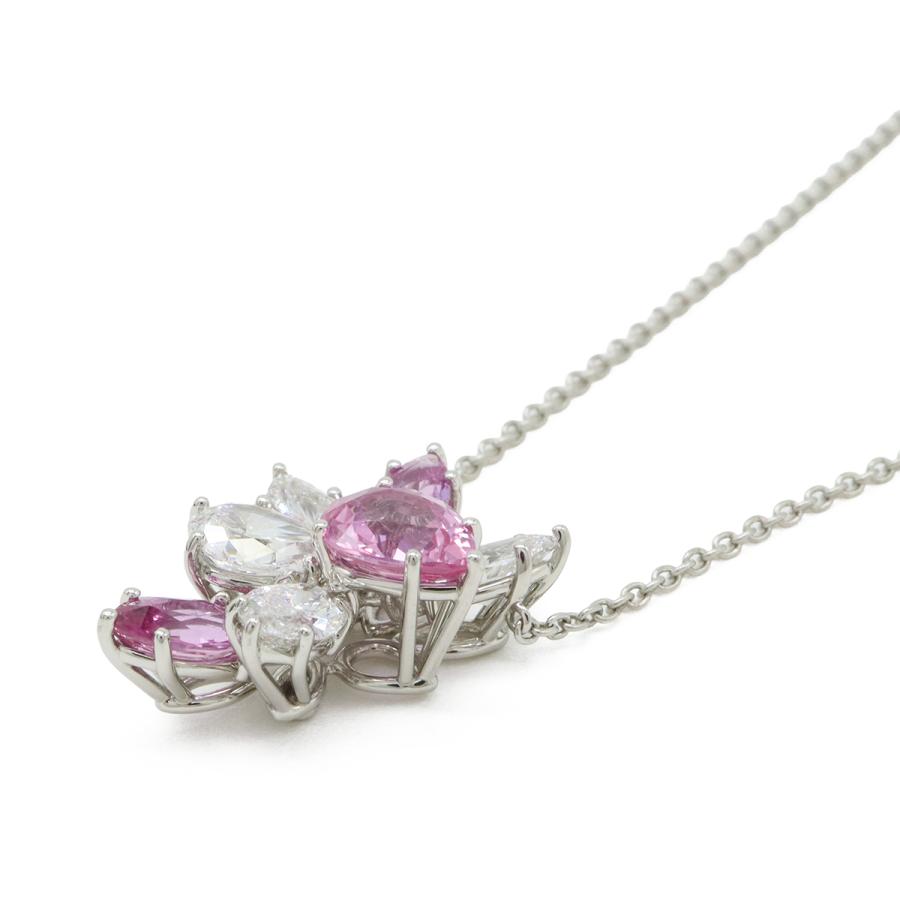 HARRY WINSTON ハリー ウィンストン ウィンストンクラスター ピンクサファイア ペンダント Pt950 ダイヤモンド PEPSPCLPMWC | ハリー・ウィンストン | 02