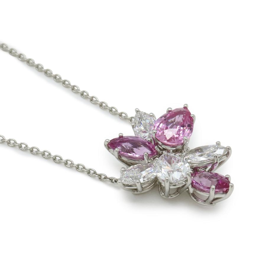 HARRY WINSTON ハリー ウィンストン ウィンストンクラスター ピンクサファイア ペンダント Pt950 ダイヤモンド PEPSPCLPMWC | ハリー・ウィンストン | 03