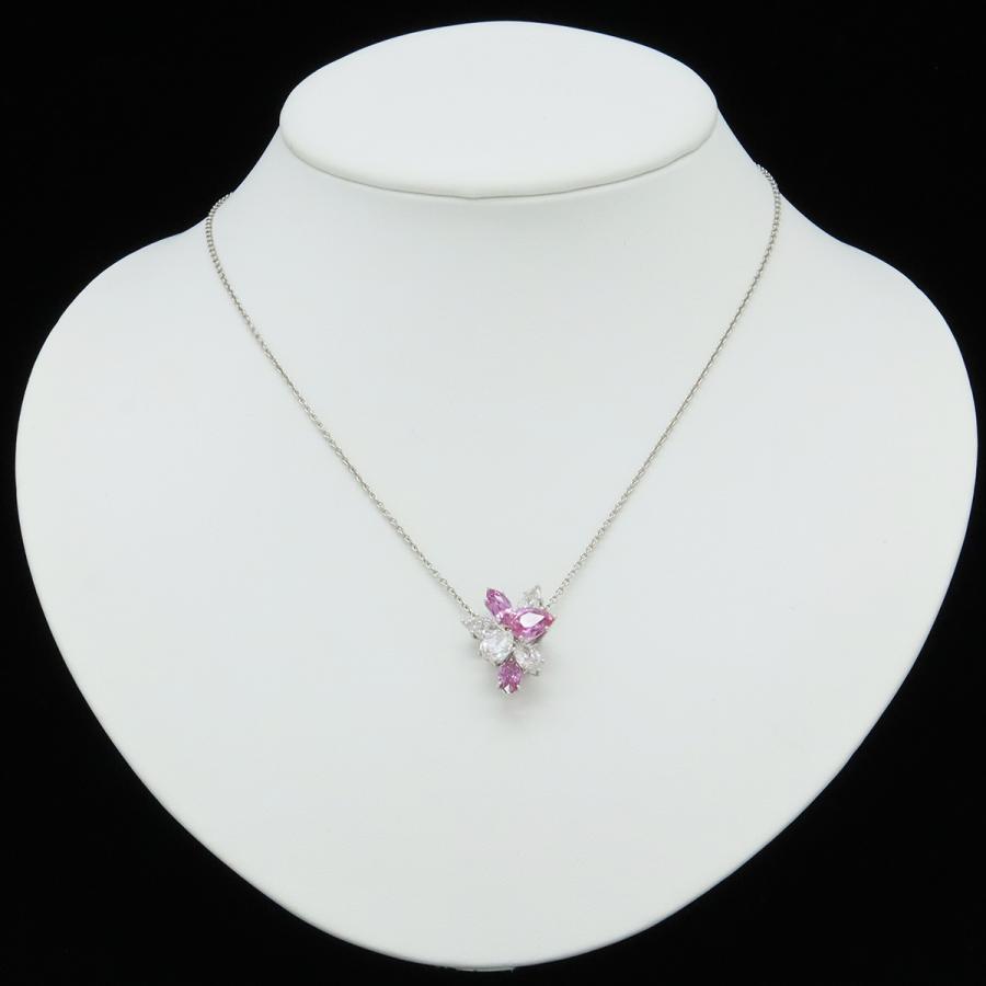 HARRY WINSTON ハリー ウィンストン ウィンストンクラスター ピンクサファイア ペンダント Pt950 ダイヤモンド PEPSPCLPMWC | ハリー・ウィンストン | 06