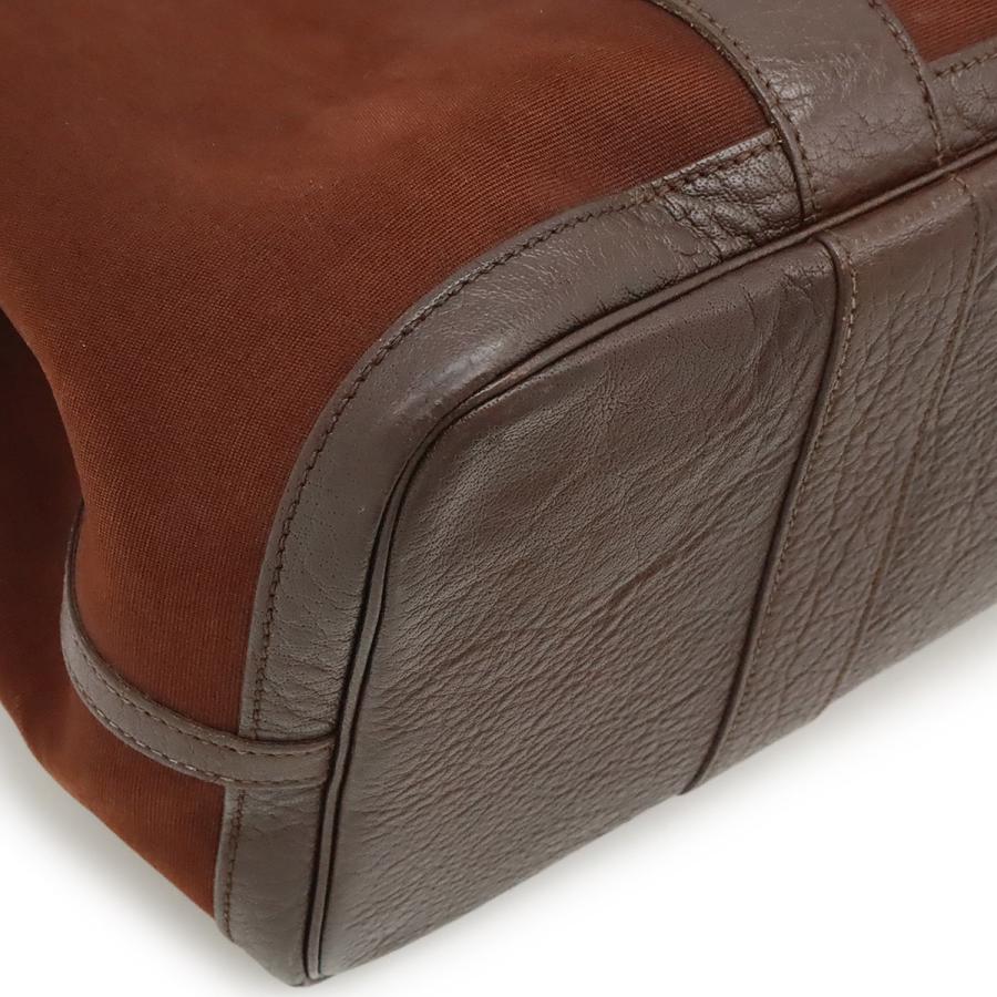 HERMES エルメス ガーデンパーティPM トートバッグ ハンドバッグ トワルオフィシエ レザー レディッシュブラウン ボルドー系 | HERMES | 02