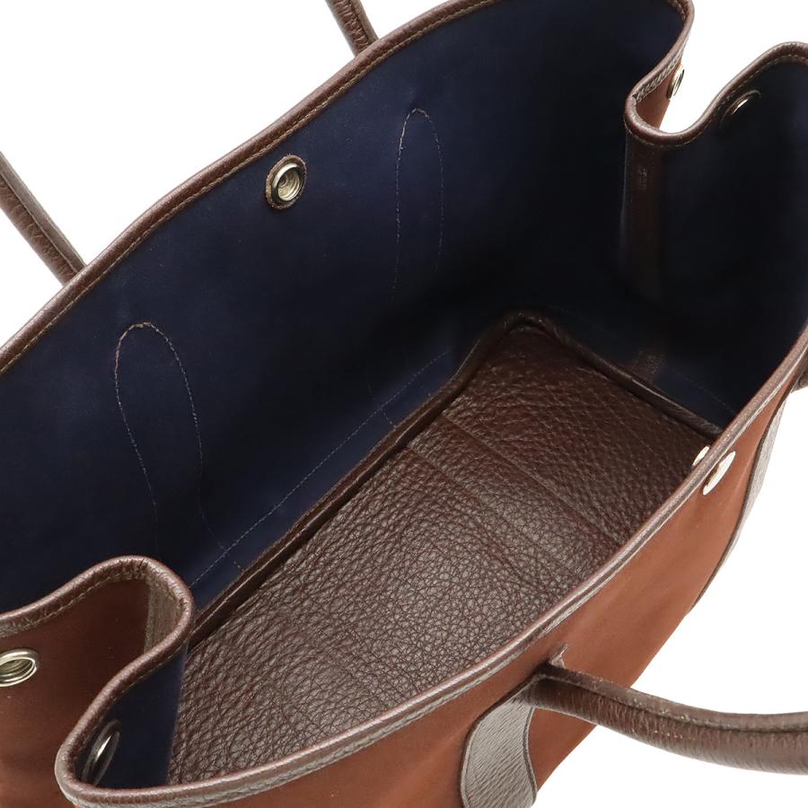 HERMES エルメス ガーデンパーティPM トートバッグ ハンドバッグ トワルオフィシエ レザー レディッシュブラウン ボルドー系 | HERMES | 04