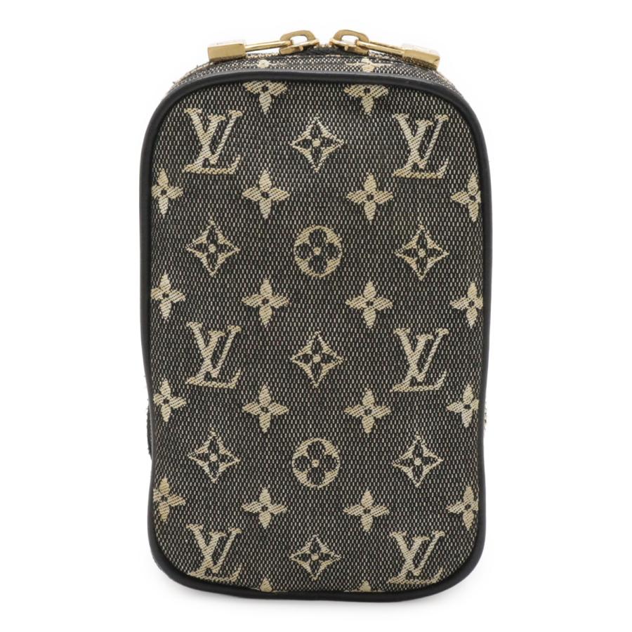 LOUIS VUITTON ルイ ヴィトン モノグラムミニ ウス ディジタル デジカメケース ショルダーポーチ 小物入れ キャンバス ノワール M92066 LOUIS VUITTON（ルイ・ヴィトン） ルイ ヴィトン モノグラムミニ ウス