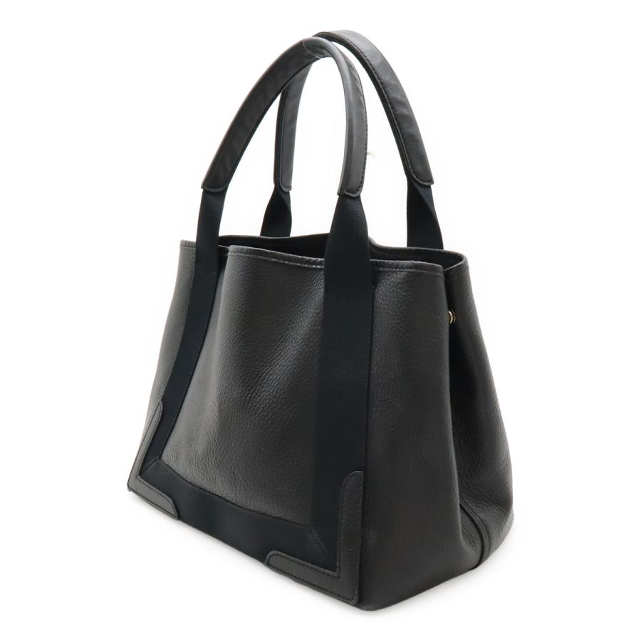 BALENCIAGA（バレンシアガ） ネイビーカバス S スモール ロゴ