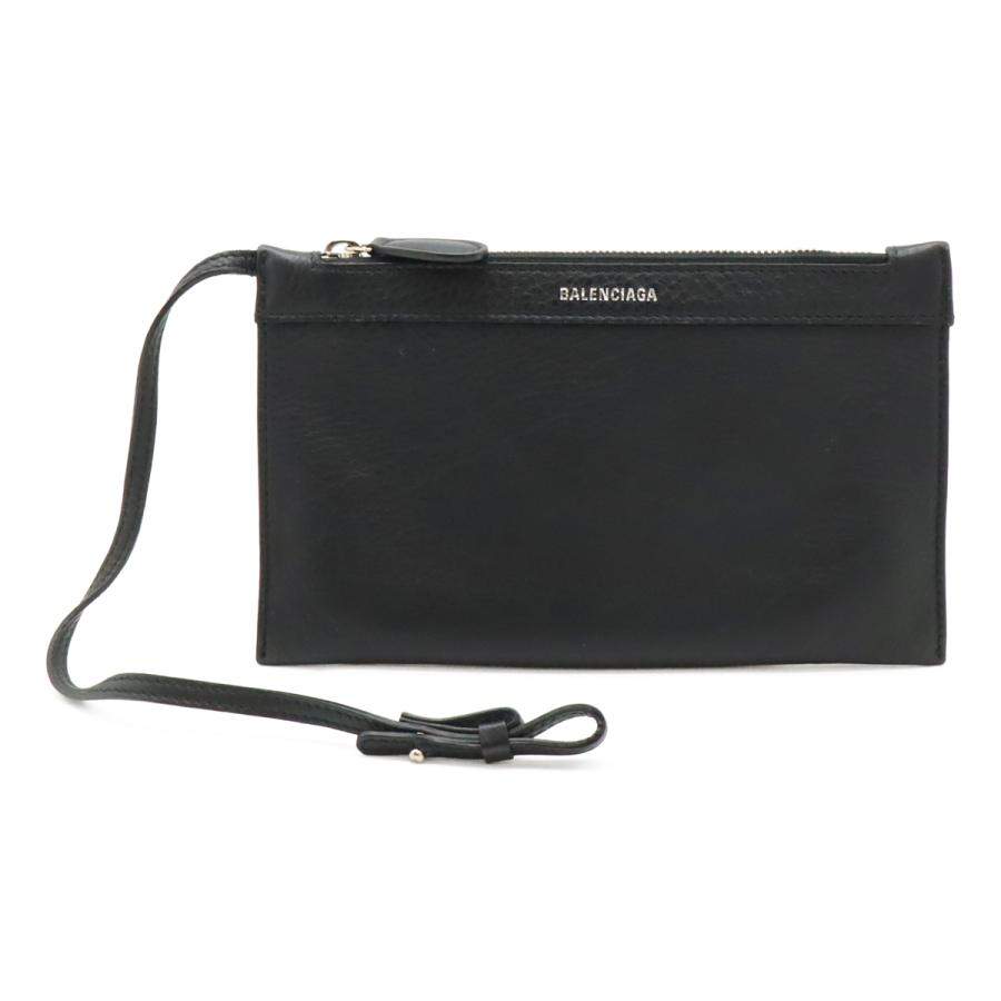 BALENCIAGA（バレンシアガ） ネイビーカバス S スモール ロゴ